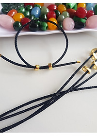 Dây thun ĐEN dẻo phối vòng tay hạt lu thống  Size dây ĐEN 2mm  Nữ đã có hạt lu thống thì đây chính là sợi dây thun phối với hạt lu thống đeo xinh ạ