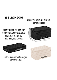 Thùng đựng đồ cắm trại xếp gọn Blackdog BD-SNX003