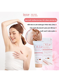 Kem tẩy lông OLLIE + gel dưỡng ngăn mọc lông OLLIE , tẩy lông bikini, nách, tay, chân, an toàn không đau rát dung tích 70ml