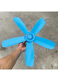 Quạt trần mini quạt treo màn cực mát tiết kiệm điện màu xanh