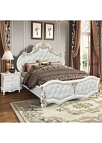 Giường ngủ gỗ cổ điển xuất khẩu 