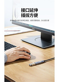 Ugreen UG20119US381TK đầu nối 2 cáp usb 3.0 vỏ nhôm F ra F cao cấp - HÀNG CHÍNH HÃNG