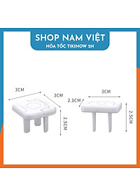 Set 10 Bịt Ổ Điện Chống Giật, Miếng Chặn Ổ Điện Chống Cháy Bảo Vệ An Toàn Cho Bé - Chính Hãng NAVIVU