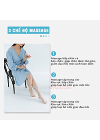 Máy Massage Chân, Nén Ép Túi Khí Bàn Chân Và Bắp Chân Nikio NK-285 - Hỗ Trợ Cải Thiện Đau Nhức, Tê Bì, Suy Giãn Tĩnh Mạch