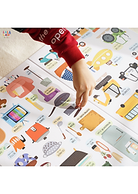 Bảng gấp thông thái - My First Learning chart (Dành cho bé từ 1 tuổi) - Lalala Baby