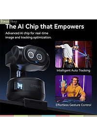 EMEET PIXY - Webcam Kép Theo Dõi AI 4K, Sử Dụng Cảm Biến Sony, 3 Micro Lọc Ồn Dành Cho Dạy Học, Họp Online, Livestream, Tiktok - Hàng Chính Hãng