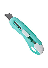 Dao rọc giấy mini 55mm Deli - 4 màu - Xanh lá/ xanh dương/ hồng/ vàng - 2024