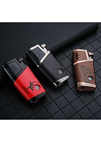 Vỏ Hột Quẹt Bật Lửa Khò Gas Để Bàn 2 Tia Cực Mạnh Honest BCZ 754 Đẹp Độc Lạ - Dùng Gas Cao Cấp