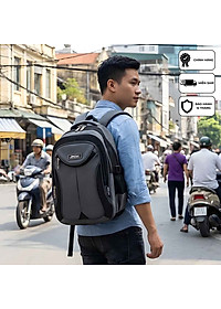 Balo laptop chống sốc đa năng thời trang cao cấp Xbags XB 2004 tiện ích đi học đi làm năng động cá tính, nhiều ngăn!