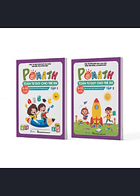 Combo Pomath Toán tư duy cho trẻ em 9 - 10 tuổi - Tặng bảng thi đấu tư duy