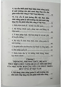Sách - Chức Năng Quản Lý Môi Trường Của Nhà Nước Đáp Ứng Yêu Cầu Phát Triển Bền Vững Ở Việt Nam