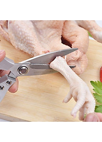 Kéo Cắt Gà, Cắt Vải, Cắt Cá, Cắt Cua Đa Năng Nhà Bếp Làm Bằng Thép Cao Cấp Aurum Group K304 - Hàng Nhập Khẩu