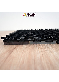 Vỉ Nhựa Lót Sàn Cao Cấp Thương Hiệu ANKAN Bốn Màu Đan Xen, Vỉ Gỗ Nhựa Ngoài Trời, Vỉ Nhựa Lót Sàn Ban Công, Lót Sàn Nhà, Trang Trí Sân Vườn, Lót Sàn Nhà Tắm, Trang Trí Hồ Bơi, Tiệm Spa, (1 vỉ)