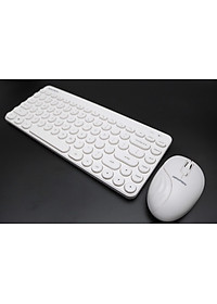 Combo phím và chuột không dây siêu đáng yêu NEWMEN K928 White _ Hàng chính hãng