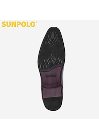 Giày Tây Nam Da Bò Thủ Công Cao Cấp SUNPOLO MU0038 (Đen, Nâu, Đỏ)