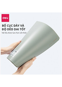 File lá A4 đựng tài liệu nhiều ngăn Nusign Deli - Tệp đựng tài liệu 30/40 lá chất liệu PP cao cấp tiện lợi nhiều màu sắc