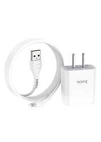 Bộ Sạc Hoco C72 Cho iPhone, iPad.,.. - Sạc Nhanh Tối Đa 2.1 A, Bảo Vệ Mạch Điện - Hàng Chính Hãng