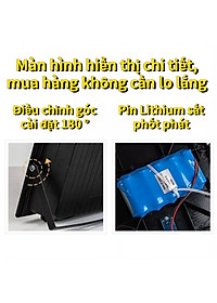 Đèn năng lượng mặt trời đèn pha100W 200W 300W 500W LED vỏ nhôm chống nước thời gian sáng kéo dài