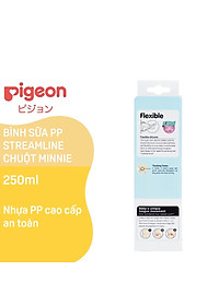 Bình Sữa Pigeon PP Streamline Hình Chuột Minnie 150ml250ml