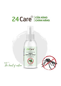 Xịt Phòng Tinh Dầu Hữu Cơ Organic 24Care - Kháng khuẩn - Khử mùi hôi - Đuổi muỗi, kiến ba khoan - côn trùng - Hương thơm thư giãn.