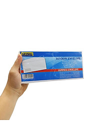 Bao Thư Toppoint Trắng Cửa Sổ Có Keo 10.8 x 23.5 cm (50 Cái/Lốc)