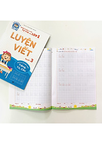 Combo "Mai con vào lớp 1" - Toán tư duy 5 - 7 tuổi, bộ 3 vở Luyện viết, sách Luyện đọc - Hành trang cho bé tự tin vào lớp 1