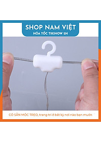 Dây LED Rèm Trang Trí Giáng Sinh 10 Chi Tiết Ngang 3m, Kèm Remote - Chính Hãng NAVIVU