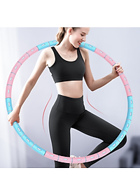 Vòng Lắc Eo Giảm Mỡ Bụng Ống Thép Bọc Mút Xốp - Tùy Chỉnh Độ Nặng - Chính Hãng miDoctor