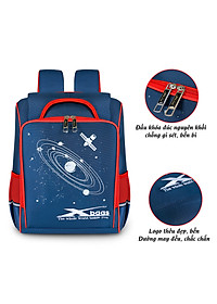 Balo chống gù, balo cho bé cấp 1 Xbags Universe Xb 3102 balo siêu nhẹ cho học sinh tiểu học
