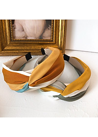 Bờm cài tóc bản to phối nhiều mầu dễ tương BN103