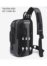 Túi đeo chéo đeo ngực nam cao cấp phong cách châu âu