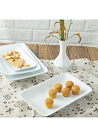 Khăn ăn Long Phương - Đĩa sứ đựng khăn ăn trong nhà hàng khách sạn