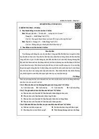 Đề Kiểm Tra Tiếng Việt 3 - Tập 1