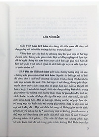 Bài Tập Giải Tích Hàm