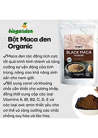 Bột Maca đen hữu cơ 100gr - Dragon Superfoods