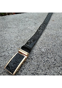 Thắt lưng da cá sấu có gù rất đẹp. DA CÁ SẤU THẬT 100%. Kích thước chuẩn 3.5x120cm phù hợp với cả quần tây và quần jean
