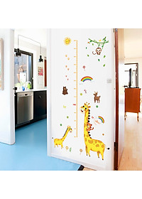 Decal dán tường Mẫu Đo chiều cao có sẵn keo chỉ cần bóc dán