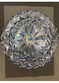 BỘ 2 ĐĨA ĐỤNG HOA QUẢ THỦY TINH CAO CẤP - ANTH631