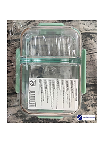 Hộp thủy tinh Lock&Lock 2 ngăn Glass Food Container 600ml, 860ml LLG456 - Hàng chính hãng