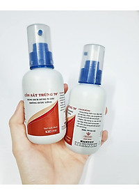 Combo 5 Chai Cồn Sát Trùng 70° Rửa Tay Khô kháng khuẩn Chai Xịt 100 ml