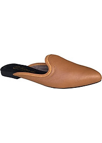 Dép bít mũi TRƯỜNG HẢI da bò thật mềm mại không bong tróc đế cao su chồng mòn êm ái BMN0361