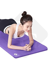 BG Thảm tập Yoga,GYM chuyên dụng dày 10mm  cao su NBR nguyên khối, độ đài hồi tốt, chống lún, Chống trơn trượt, độ bám cao, ngăn ngừa hôi và ẩm mốc (hàng nhập khẩu)