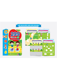 Bộ sách bóc dán phát triển trí tuệ cảm xúc CQ, IQ, EQ 299+ Stickers