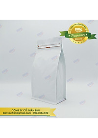 100 Túi Pocket Zipper trắng sữa size 13*26.5 đựng 500gr cf