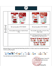 Kỷ tử hữu cơ C'LaVie 170g Organic Goji Berries C'LaVie 170g