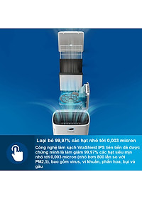 Máy lọc không khí 2 trong 1 kèm chức năng tạo độ ẩm Philips Series 3000 AC2726/00 - Hàng Nhập Khẩu