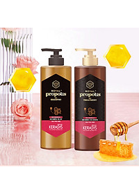 Dầu gội xả Kerasys Royal Propolis dành cho tóc mỏng yếu, tóc không vào nếp Hàn Quốc 500ml