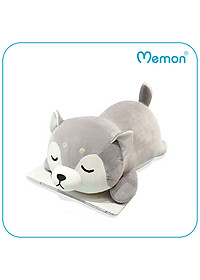 Gấu bông chó shiba ngủ cao cấp Memon, chó bông gối ôm chó shiba bông mềm mịn