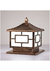 Đèn trụ cổng AKARED trang trí sân vườn độc đáo - kèm bóng Led chuyên dụng