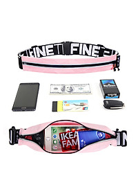 Đai chạy bộ đựng điện thoại Rhino B203 vô hình chống trộm, đeo thắt lưng nam nữ, màu đen xanh hồng, tiện dụng khi đi chơi, dã ngoại, hoạt động ngoài trời, yoga, leo núi, chạy, đi bộ, đạp xe, tập gym, cầu lông- Chính hãng Rhino Store